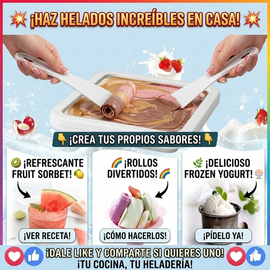 Plancha para helados