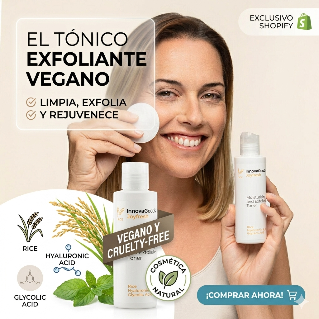 Tónico Facial Hidratante y Exfoliante Rice Joyfresh 150 ml