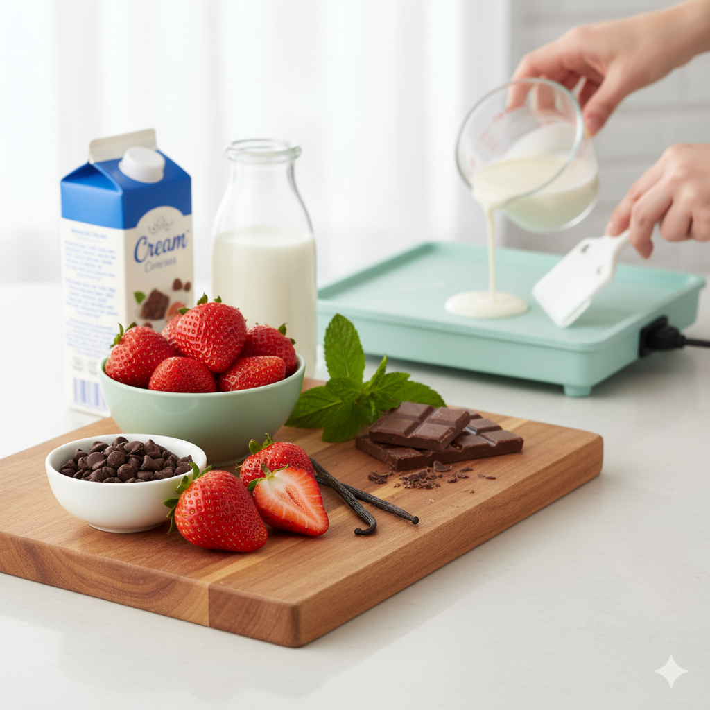 Plancha para helados