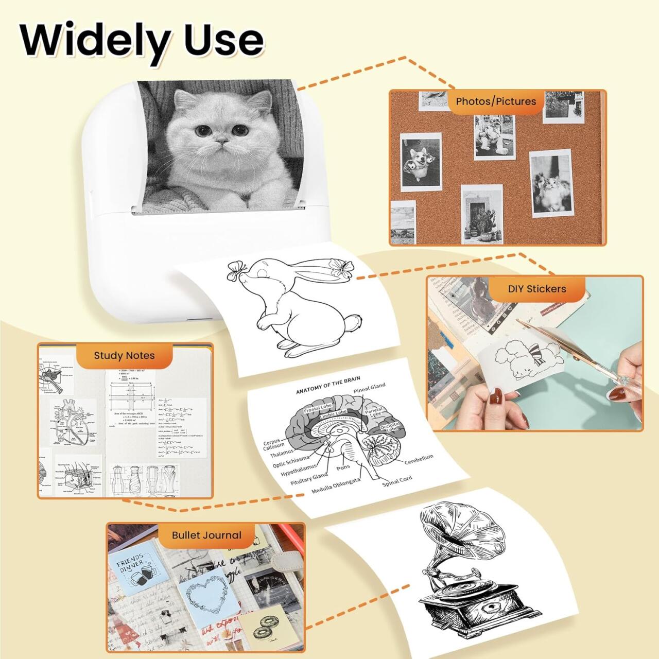 PrintGoMini Impresora Térmica Portátil