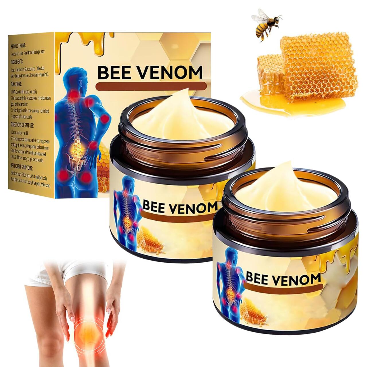 Crema con veneno de abeja